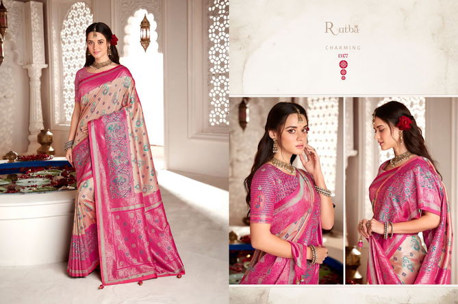 Rutba Vol 9 By Krishna Gokul Silk Wedding Sarees Catalog